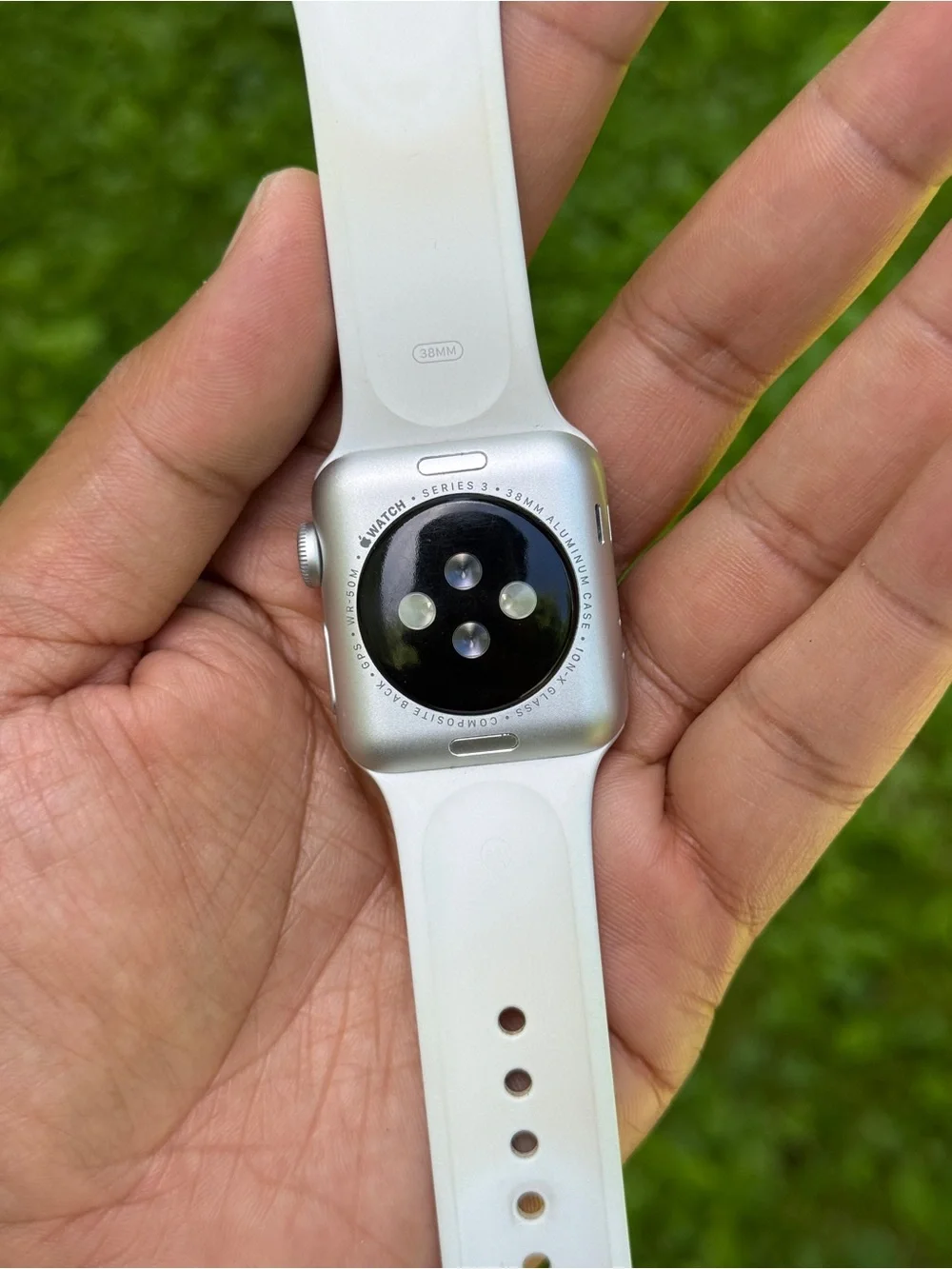 Apple Watch Series 3 (GPS) 38mm Aluminum Case with White Sport Band Watch
